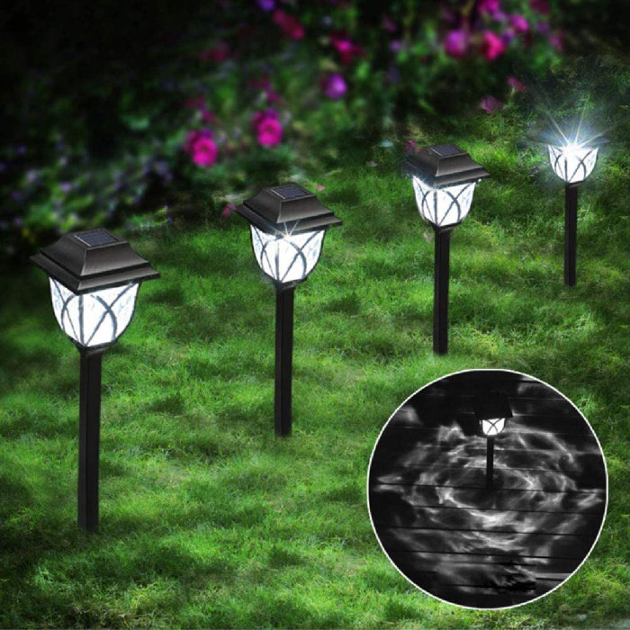 futurecitytrading 8 Pack Solar Pathway Lights Outdoor Waterproof,Solar